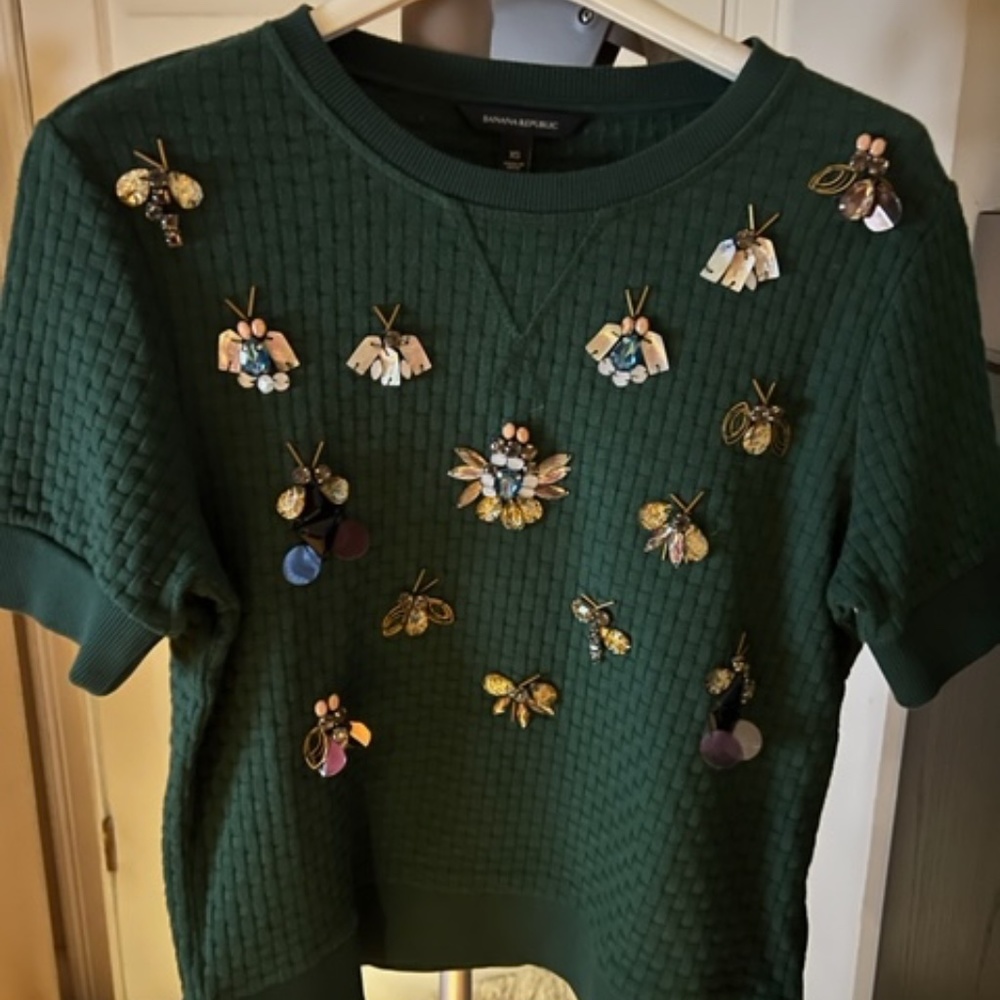 Jeweled Bug Sweater